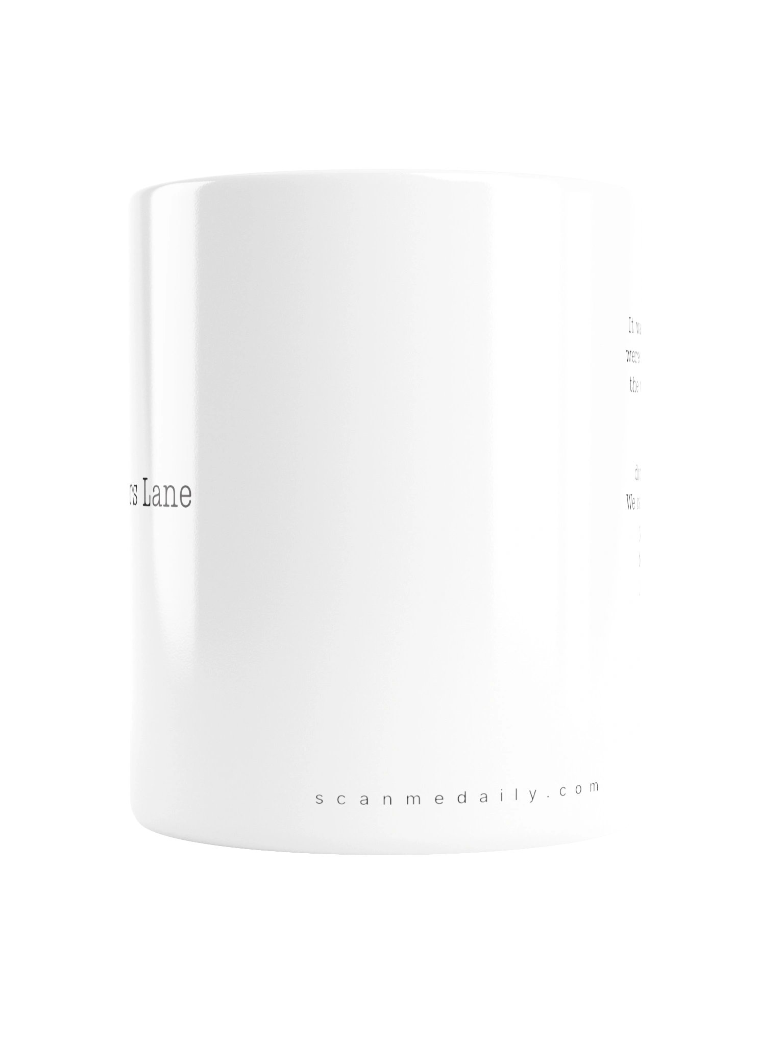 <i>Lovers Lane</i> • QR Mug<br /> With 160 Daily Quotes<br /> <small>Quotes from beloved novel<br />Anne of Green Gables (1908)</small> product image (4)