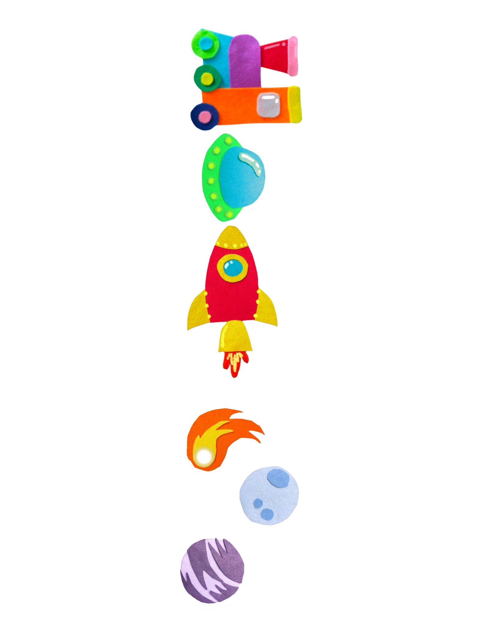 Space Train Stickers product image (3)