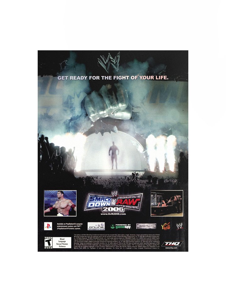 SmackDown! VS Raw 2006 - Promotional Poster/Flyer product image (1)