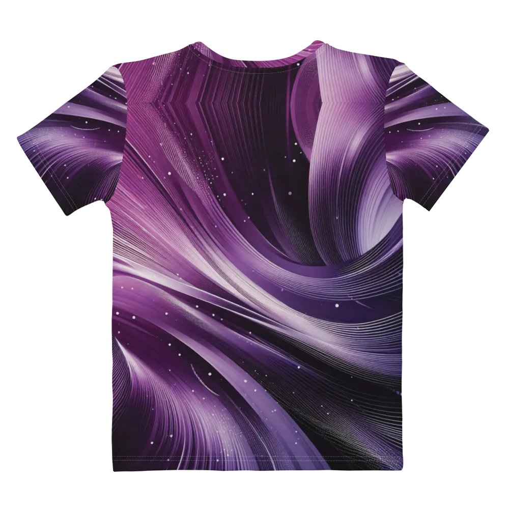 Women's Full-Print-4 Violet Glitch Tee product image (4)