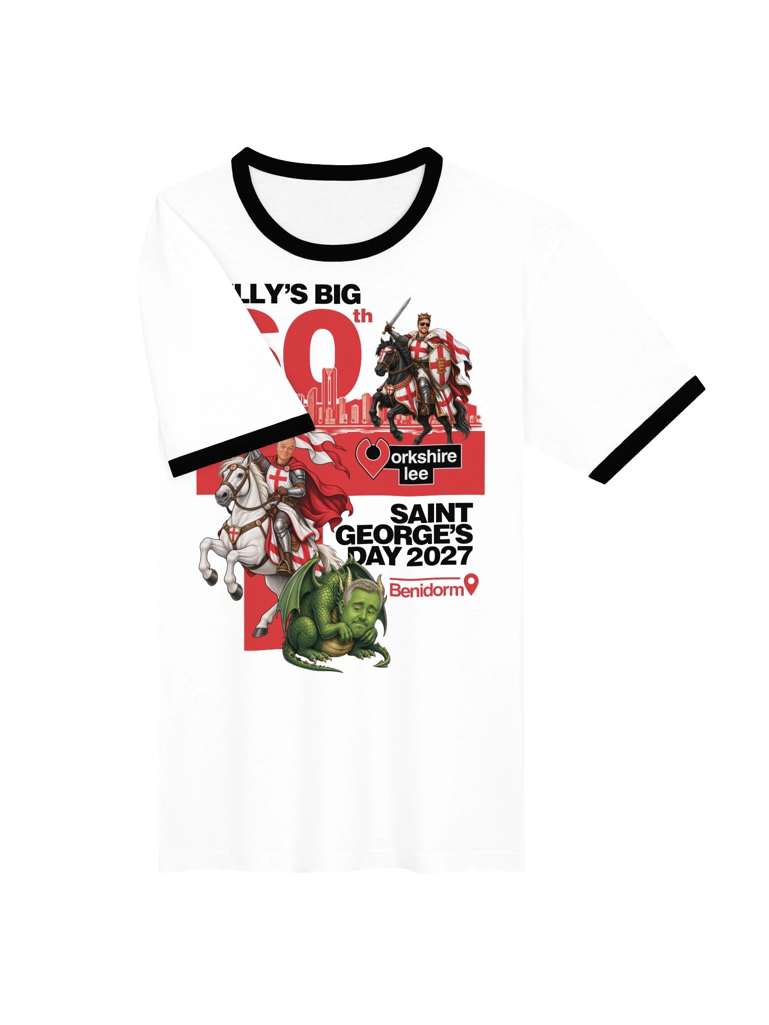 Nelly's 60 th Saint George's Day ringer T-shirt product image (3)