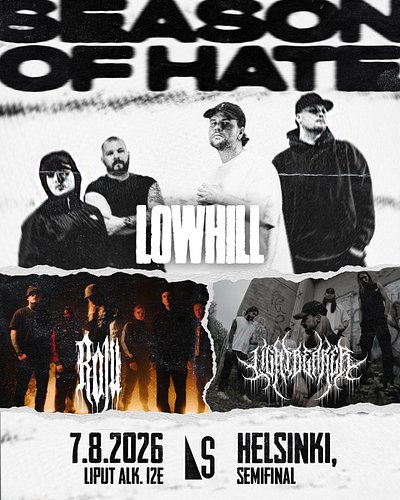 SEASON OF HATE kicks off this Friday at @semifinalhelsinki ✊🏻

20:00 Doors
20:30 @lightbearerofficial 
21:30 @rojubandofficia...