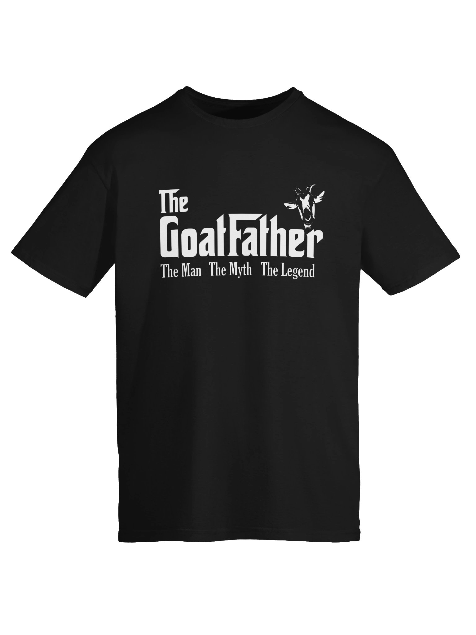 The Goatfather The Man Myth Legend Goat Dad T-Shirt | Funny Goat Gift for Dad, Grandpa & Goat Lovers product image (60)