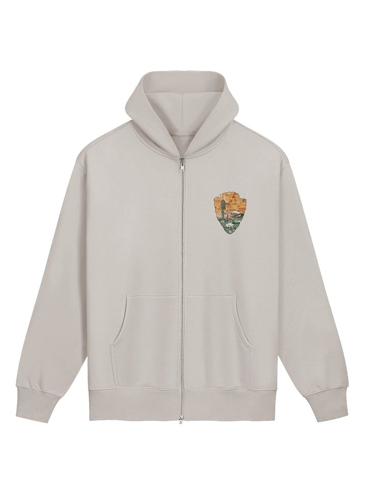 "One Wild Symphony" heavy zip-up hoodie product image (1)