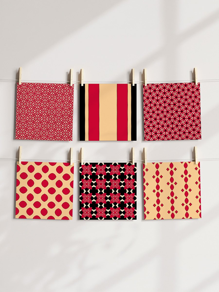 Scarlet Petals Pattern Collection product image (3)