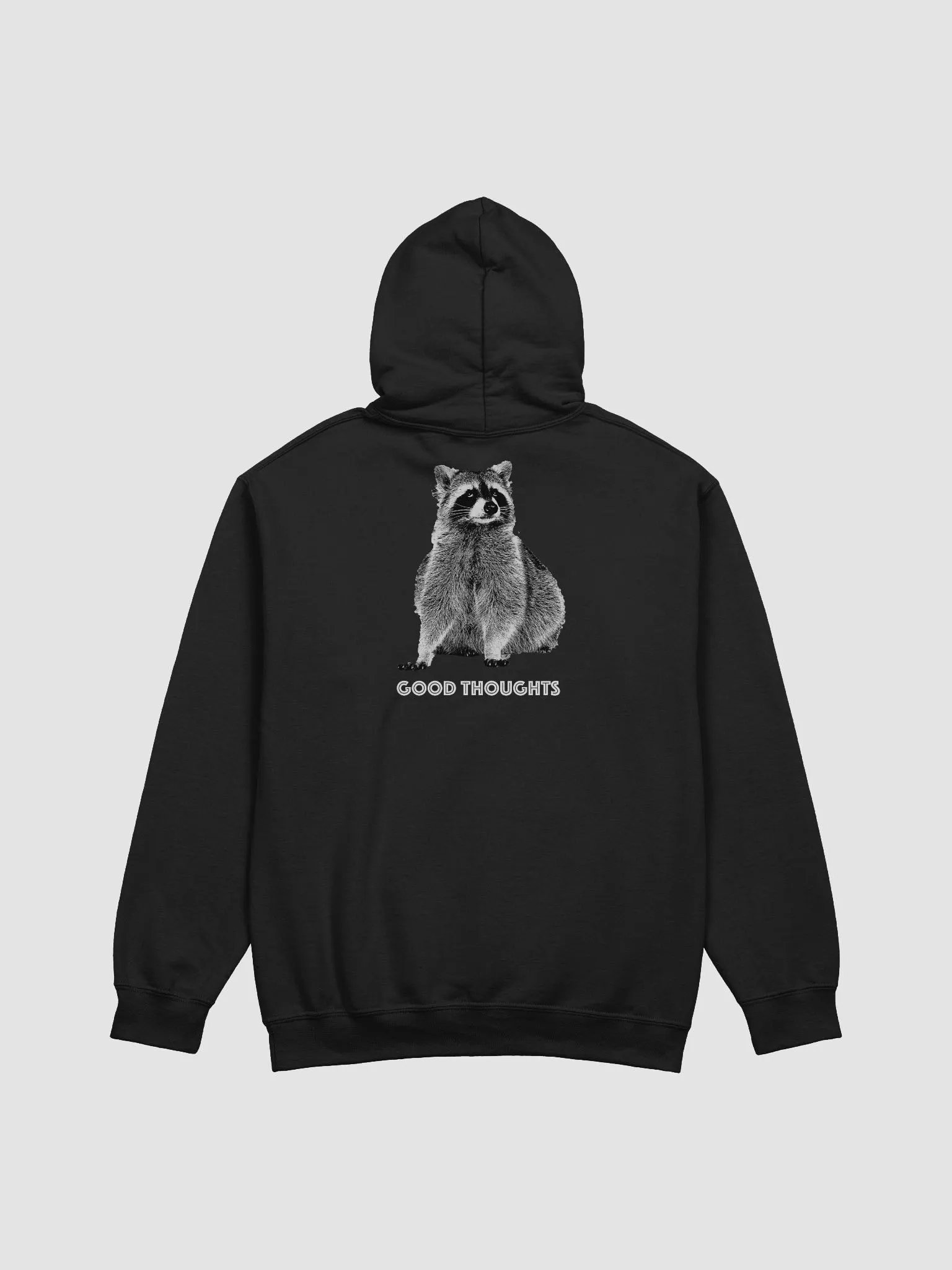 Good Thoughts Raccoon - Lunch Therapy - Unisex Heavy Blend™ Hooded Sweatshirt product image (4)