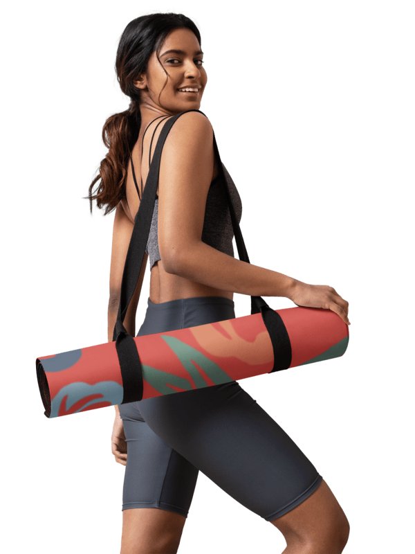 Japanese Vintage Floral Yoga Mat product image (3)
