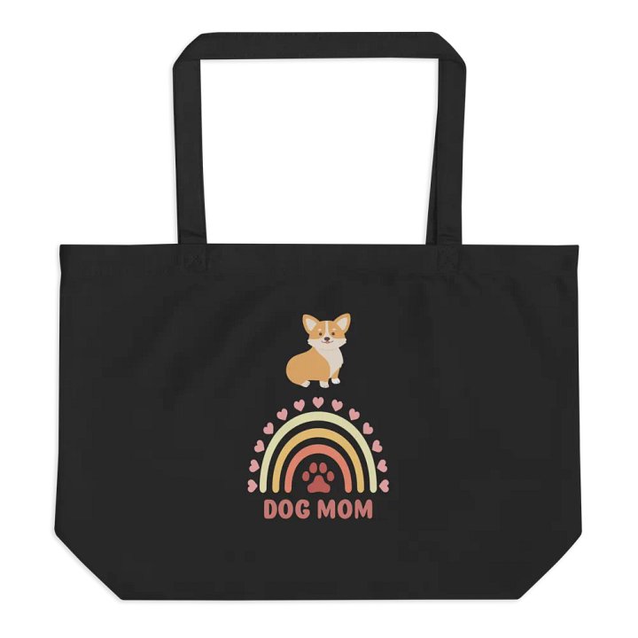 Rainbow Corgi Dog Mom Tote product image (1)