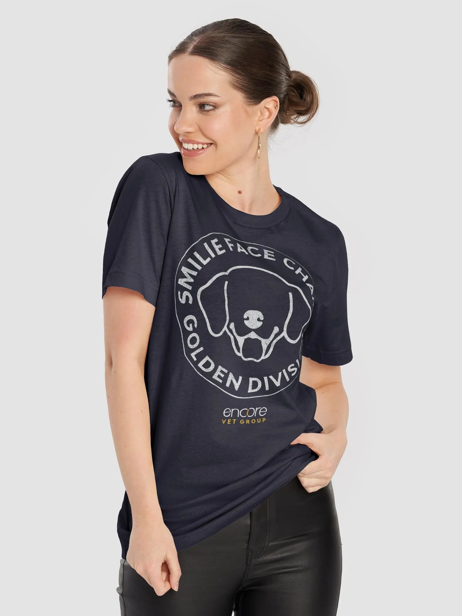Encore Unisex Bella & Canvas Smilie Face Champ T-Shirt product image (24)