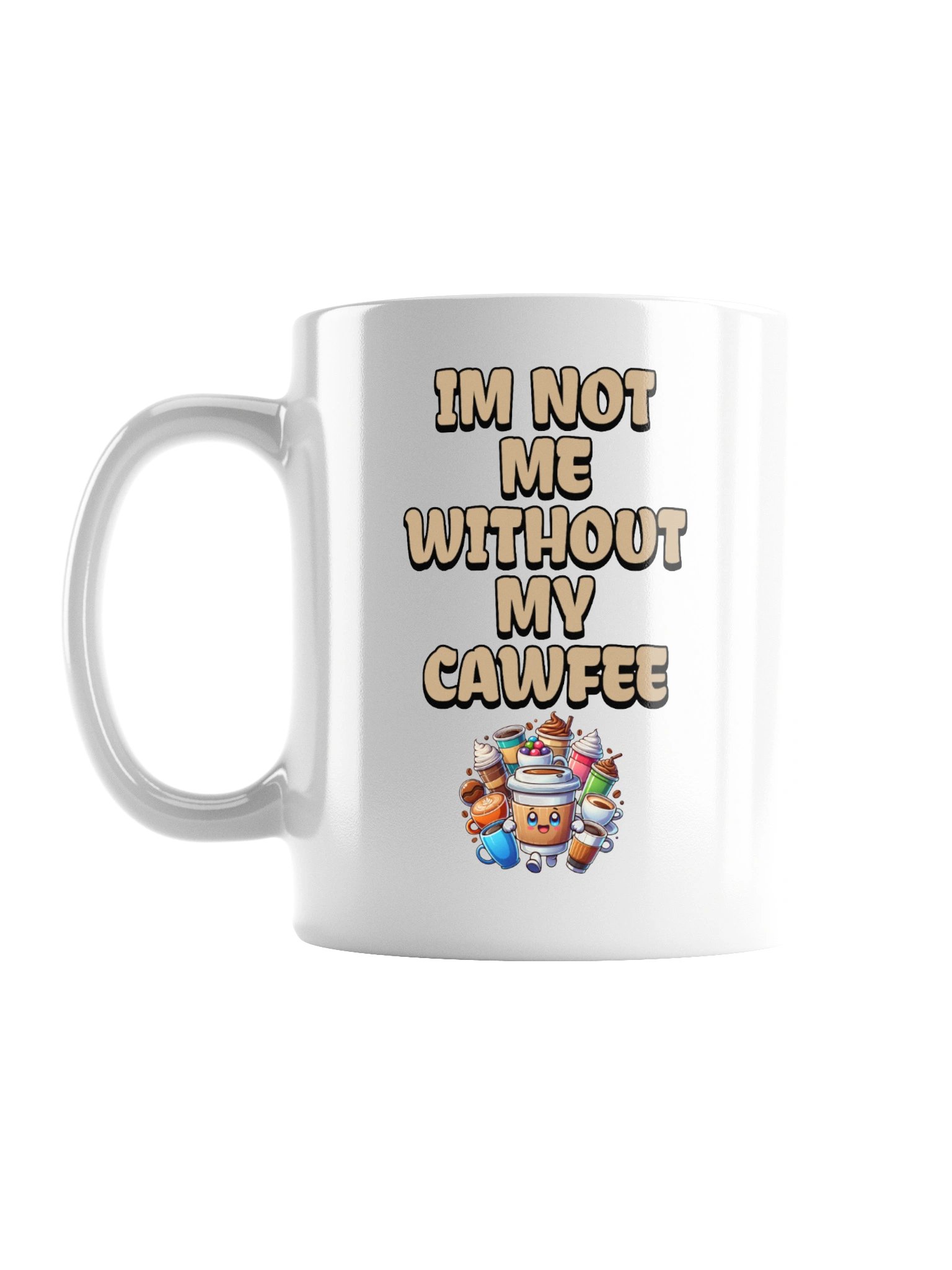 Cheerful Coffee Character Mug product image (1)