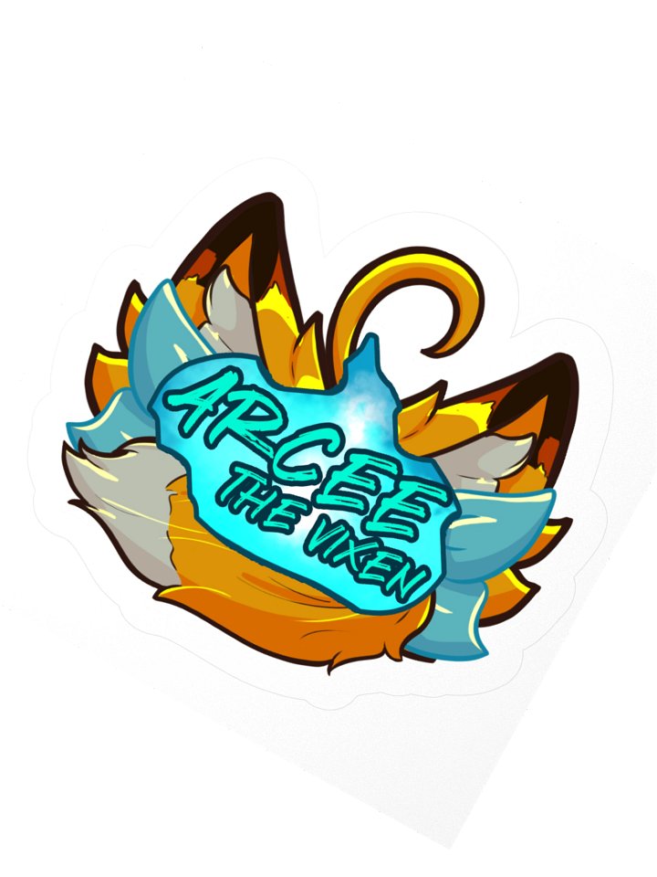 ArceeTheVixen Logo Sticker product image (2)