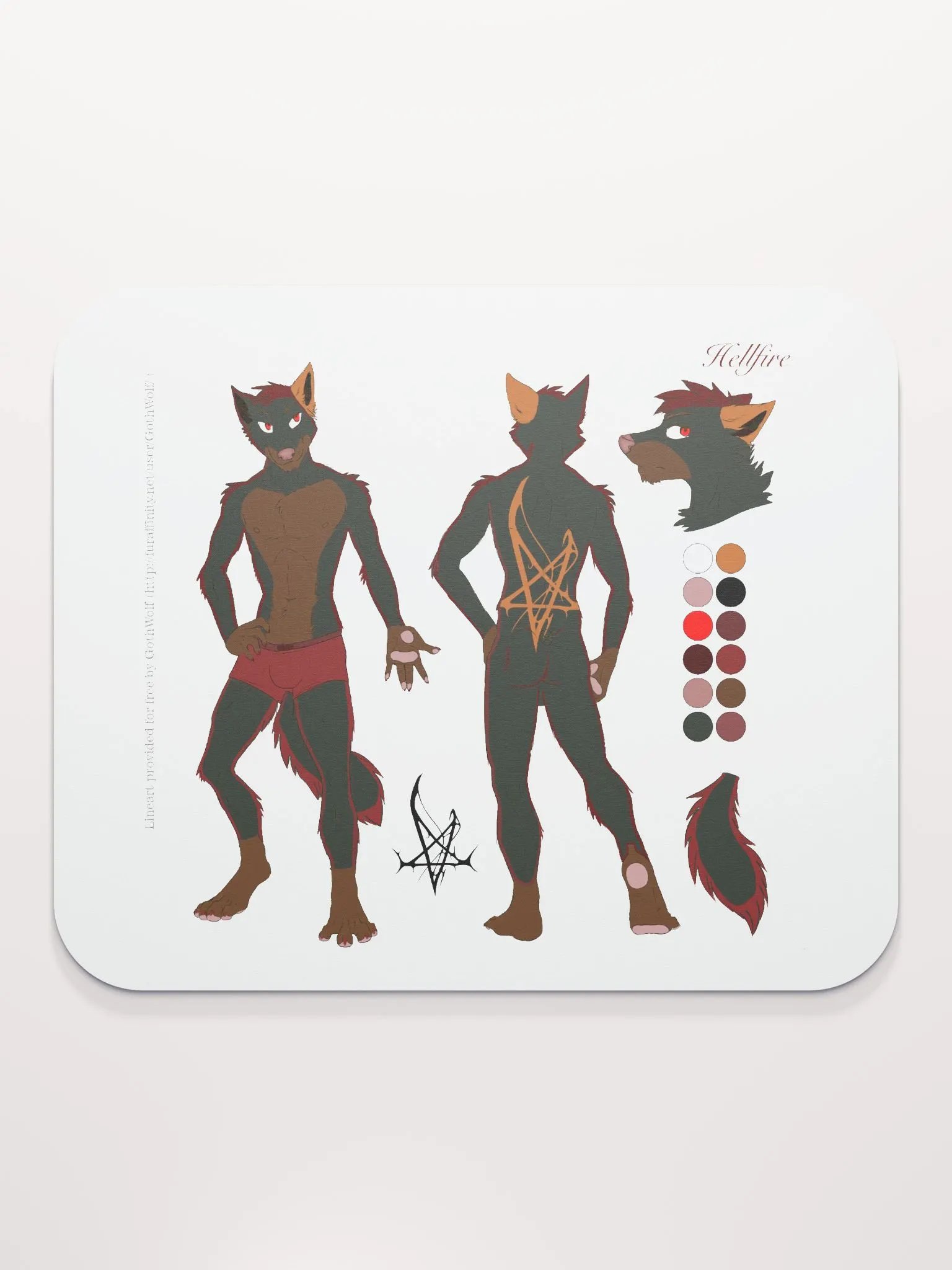 Hellfire Ref Mouse Pad product image (2)