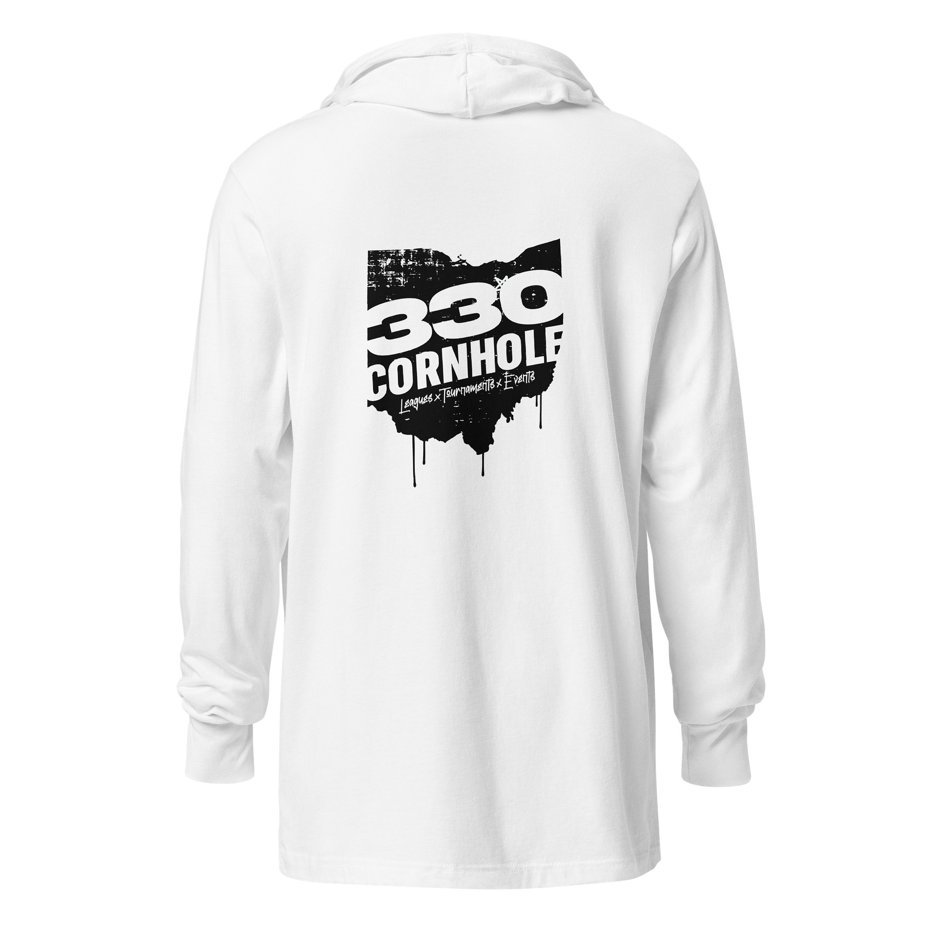 Bella+Canvas Ohio 330 Cornhole Graphic Lightweight Hoodie product image (1)
