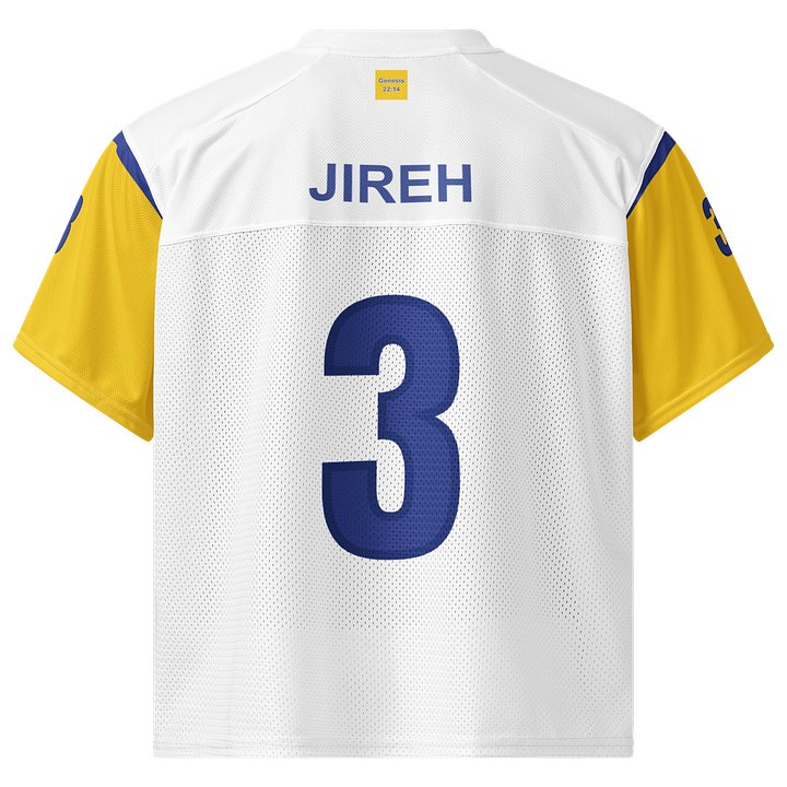 Jireh Jersey - White (LA Rams) | John 1:1 Co. product image (1)