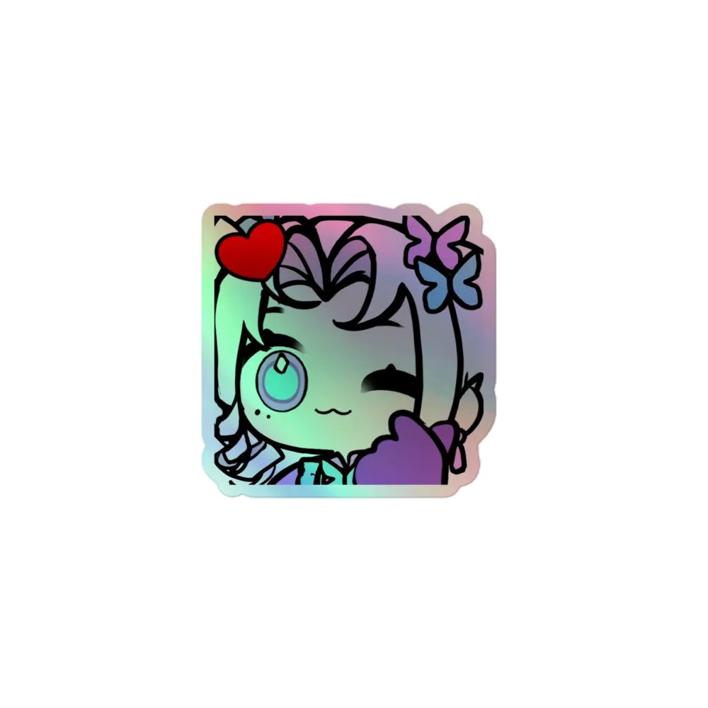 SPECIAL LIMITED EDITON DEBUT PIXIE EMOTE Holographic Die-cut Stickers product image (1)