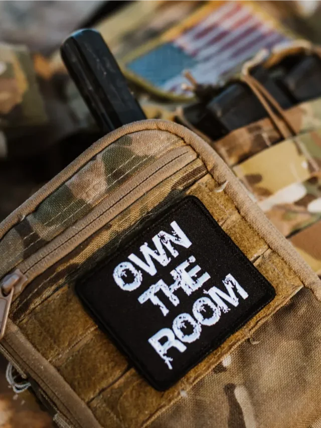 OWN THE ROOM Tactical Velcro Patch product image (1)