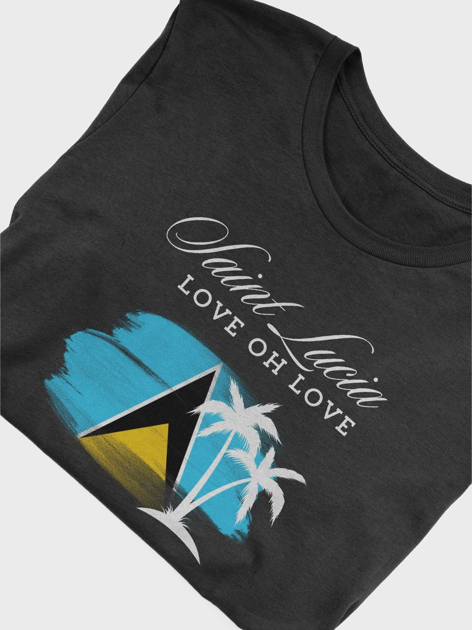 Saint Lucia Love Graphic T-Shirt product image (66)