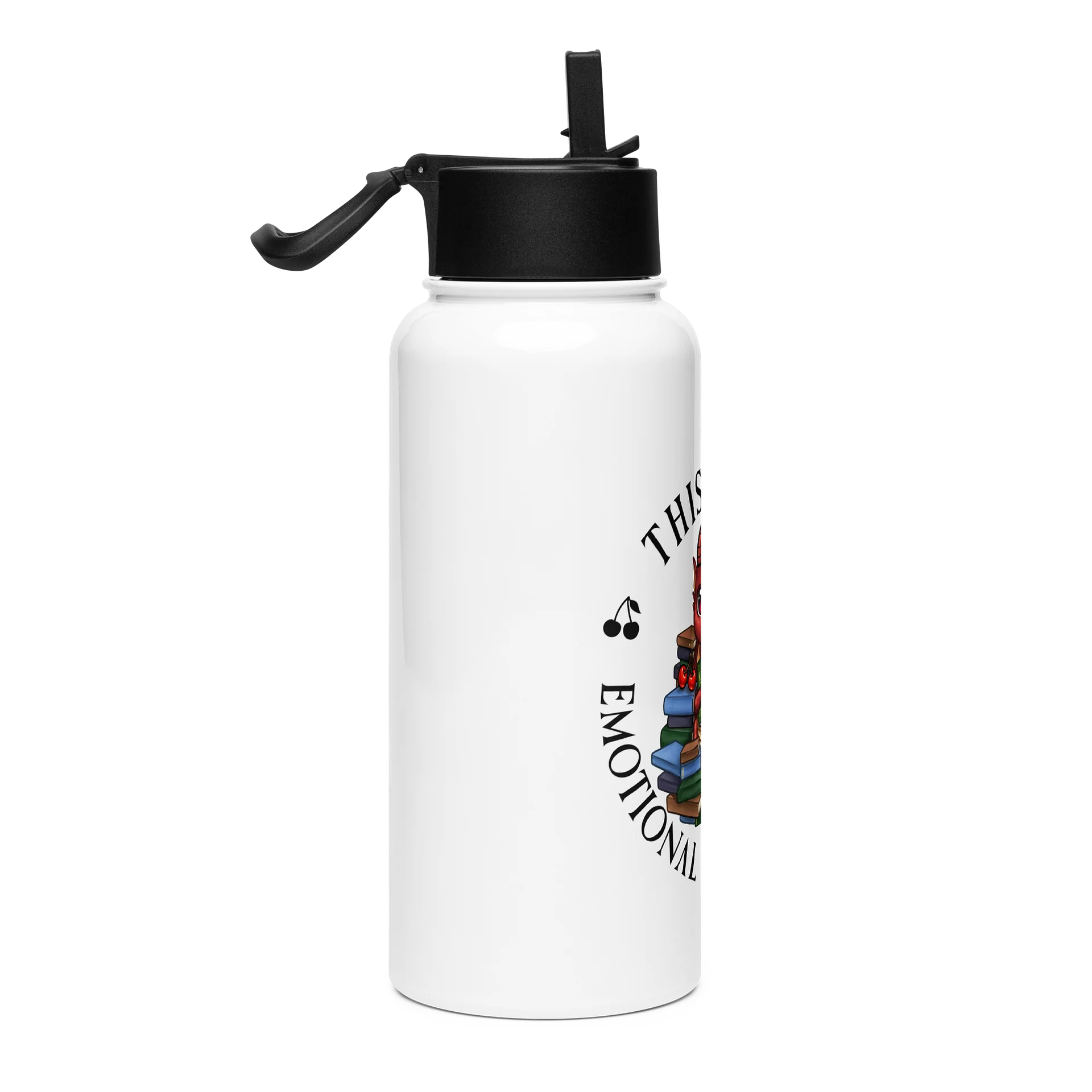 Stainless Steel Water Bottle with a Straw Lid product image (4)