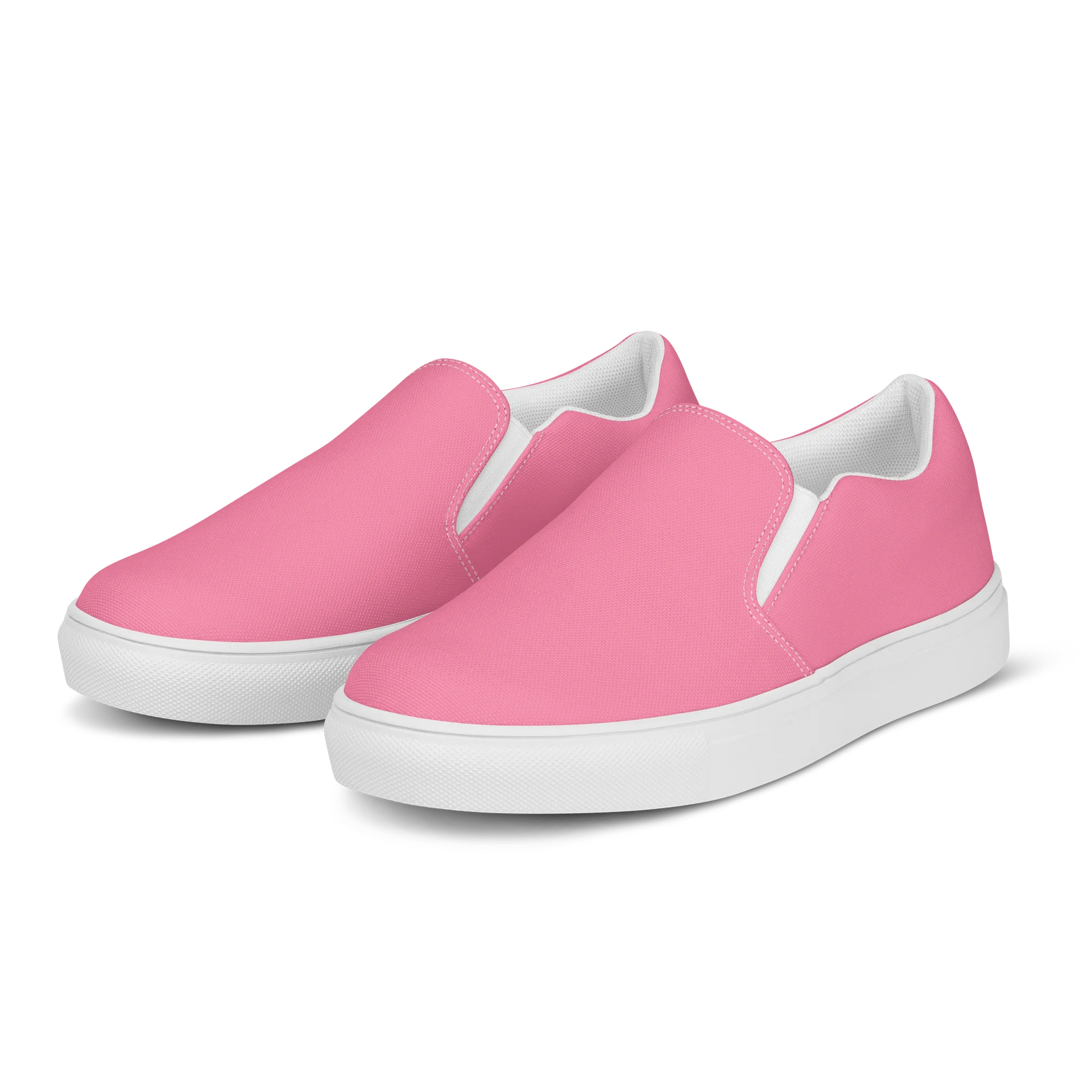Womens His House Canvas Slip Ons - Pink product image (1)