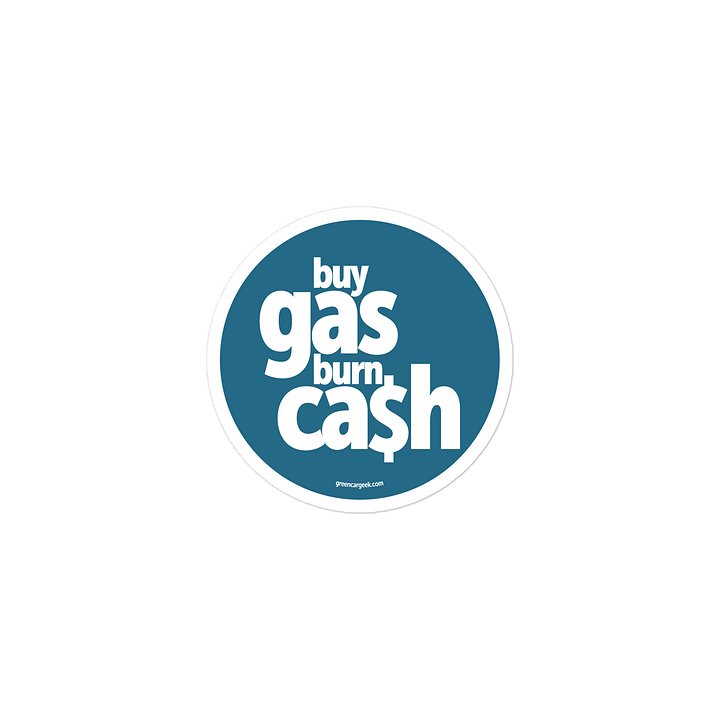 Burn Cash Sticker (Green) product image (2)