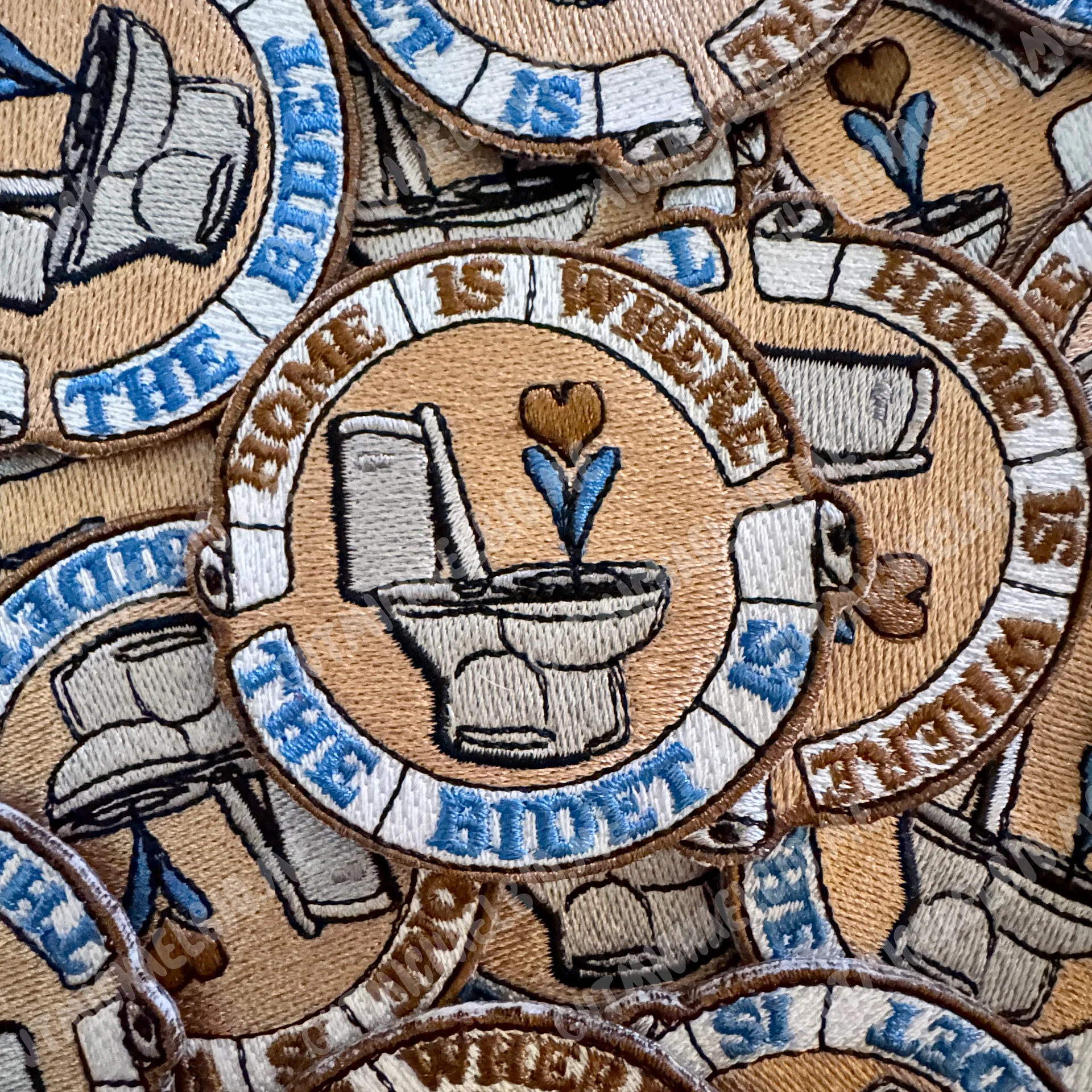 Home is where the bidet is patch product image (1)