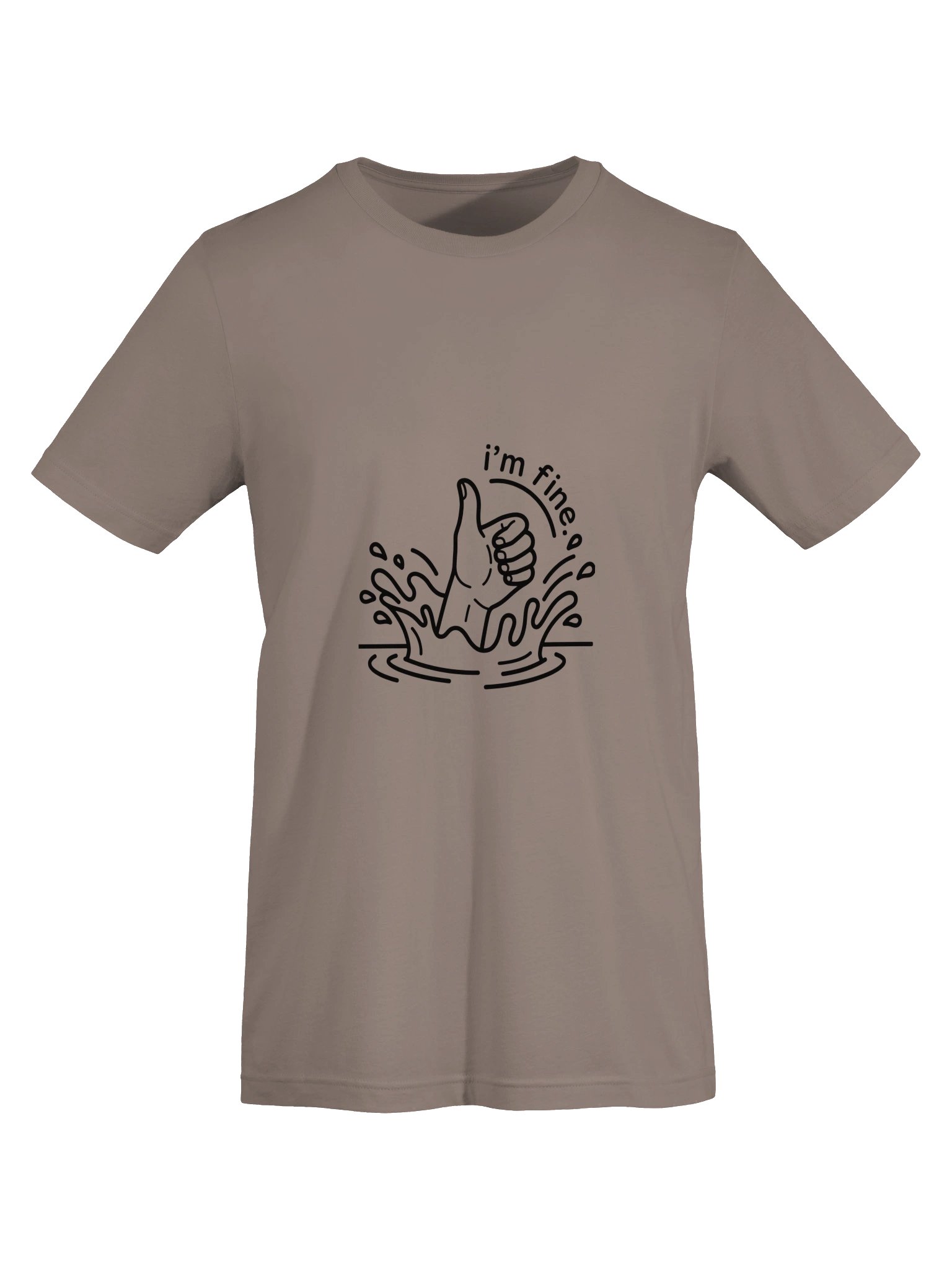 "I'm Fine" Minimalist Line-Art Graphic Tee product image (63)