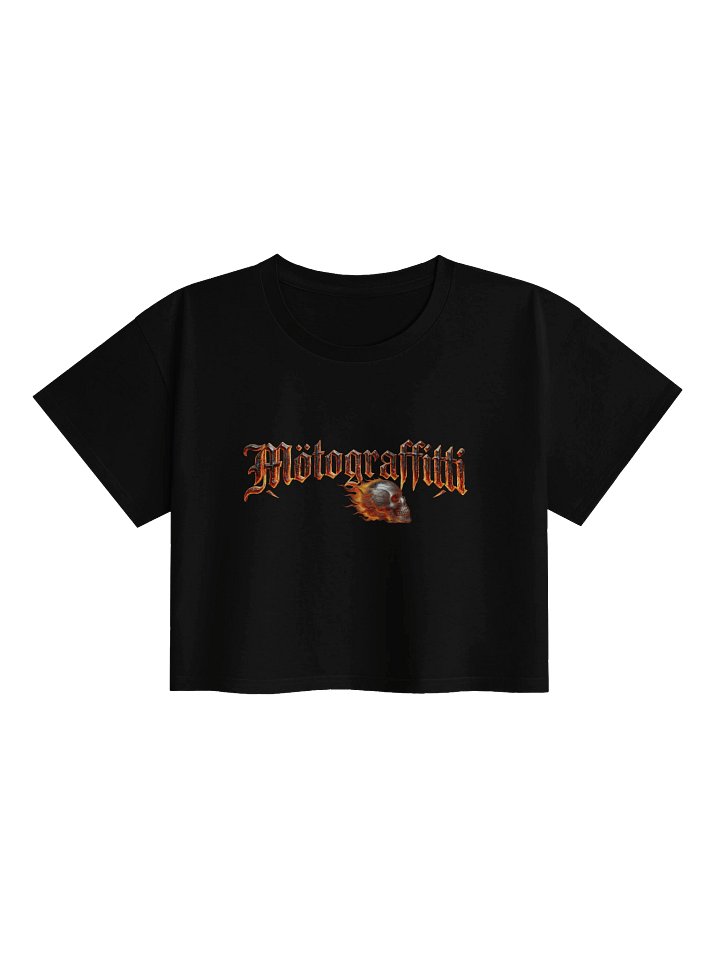 Fiery Skull Women's Crop Top product image (25)