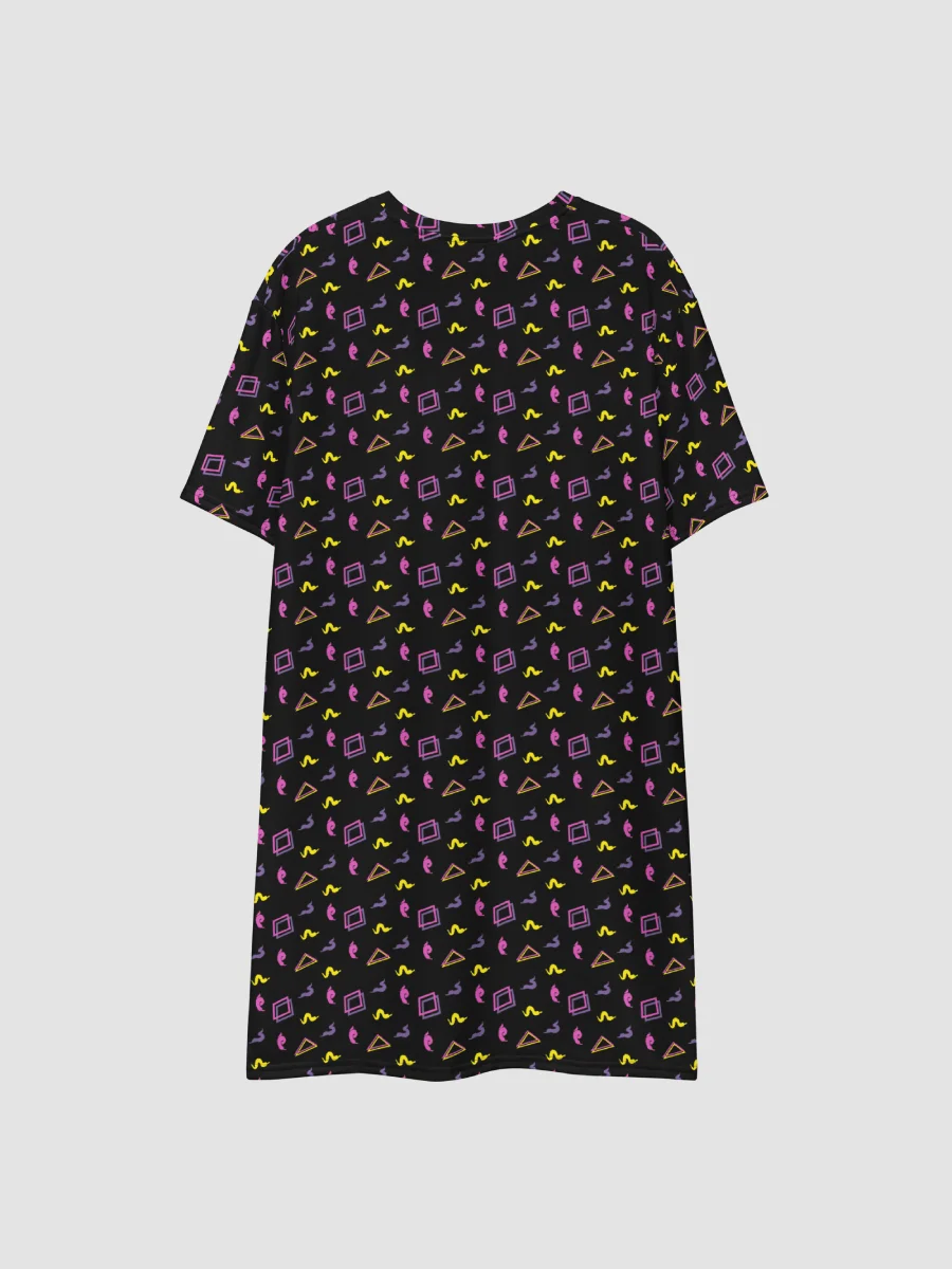 Oh Worm black pattern t-shirt dress product image (6)