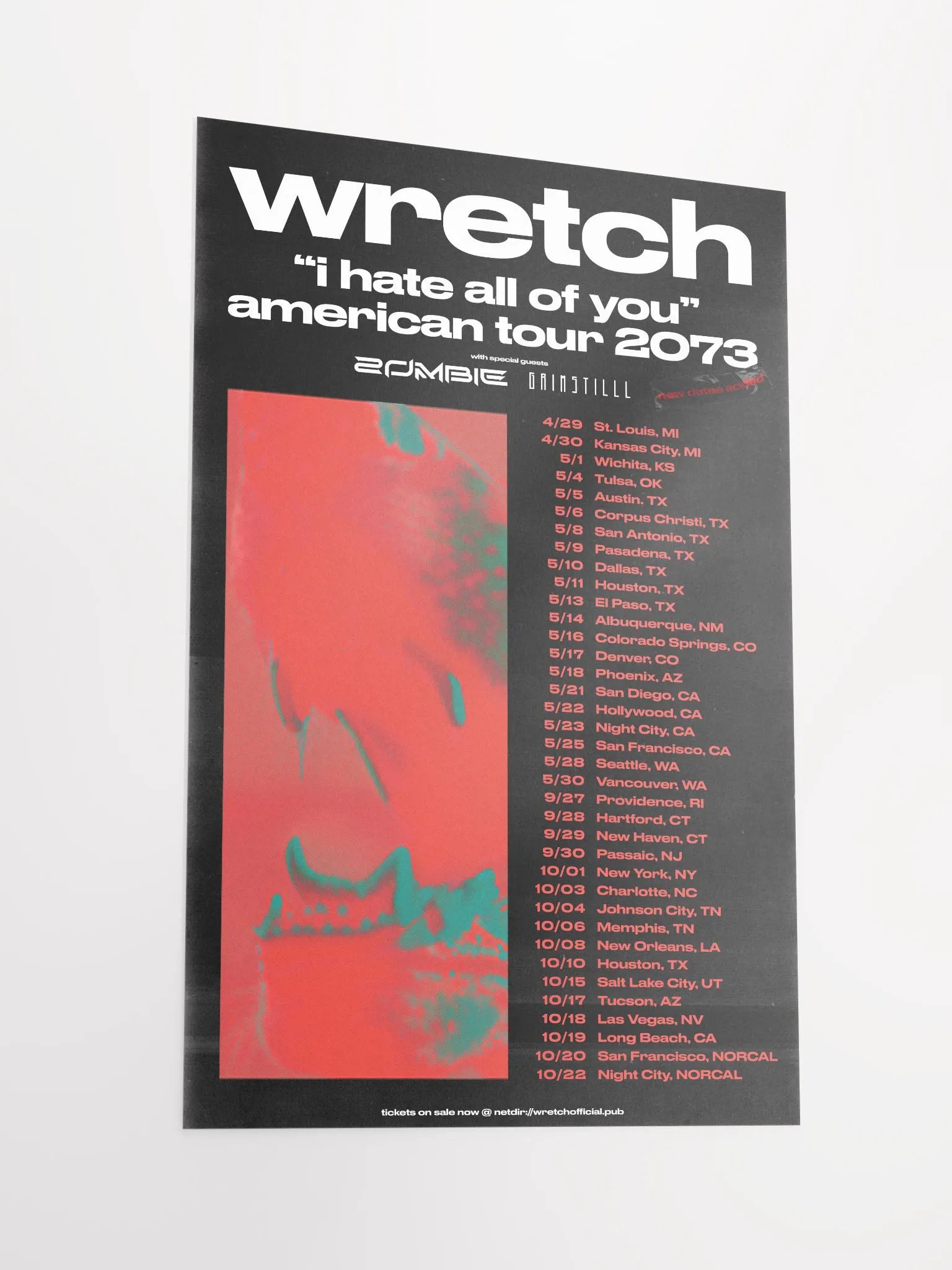 HATE NA Tour 2073 Print product image (2)