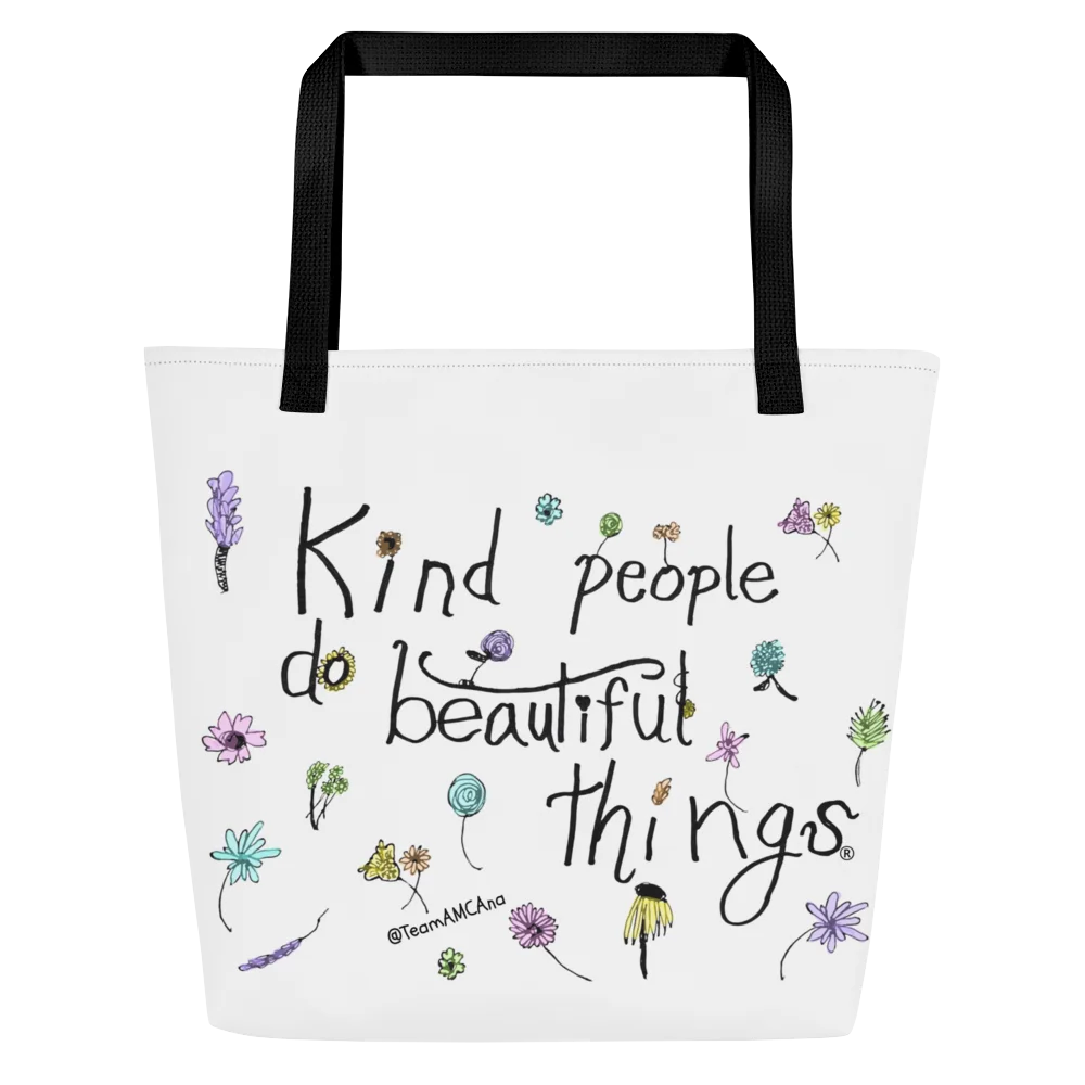 Ana's Wildflowers WHITE TOTE (color) product image (2)