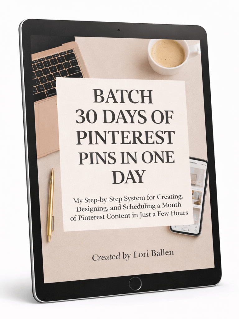 Batch 30 Days of Pinterest Pins in One Day: My Step-by-Step System for ...