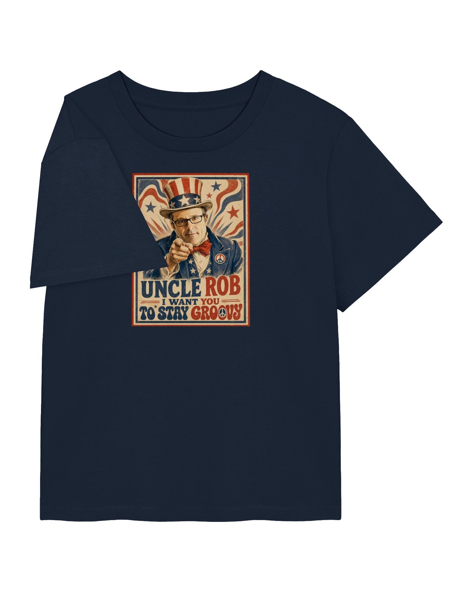 Uncle Rob Stay Groovy Womens Tshirt product image (3)