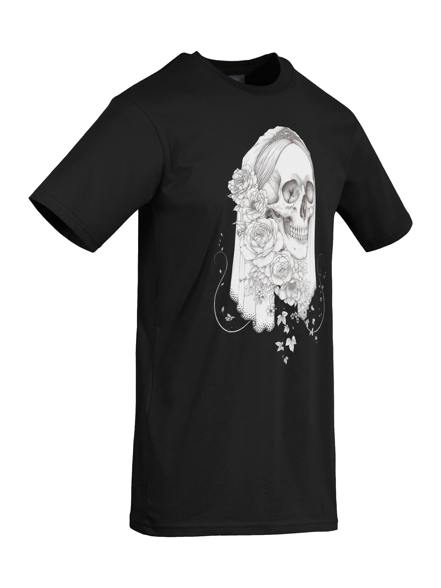 The Ivy Shroud // Veiled Skull Heavyweight Tee product image (12)