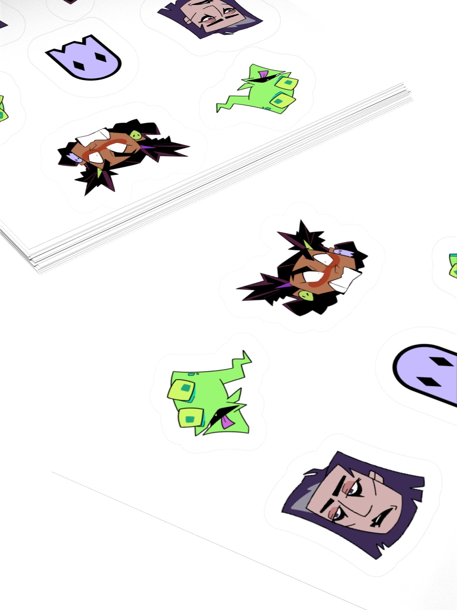 Sticker Sheet - Heads 1 product image (10)