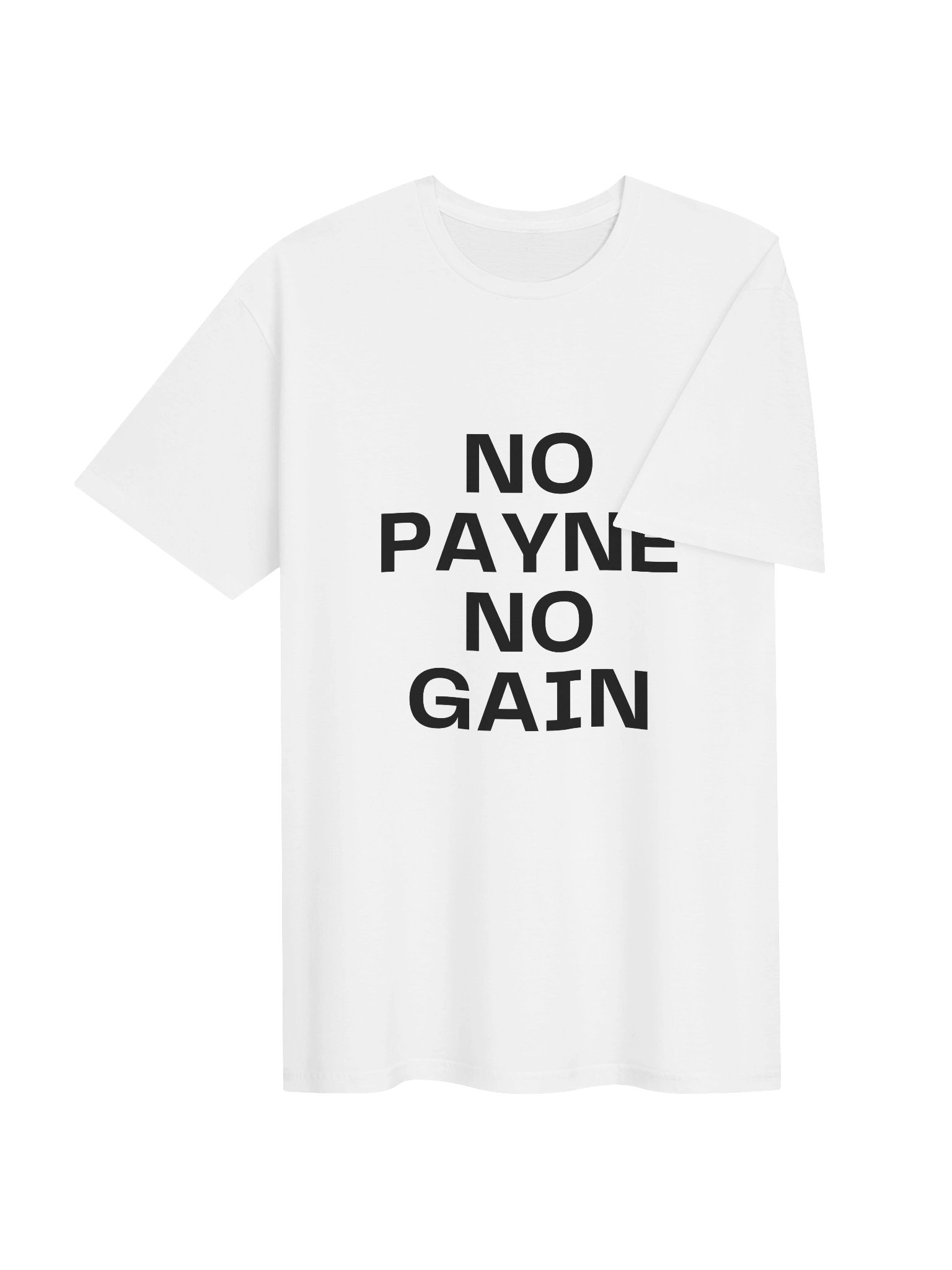 No Payne No Gain White Tee product image (4)