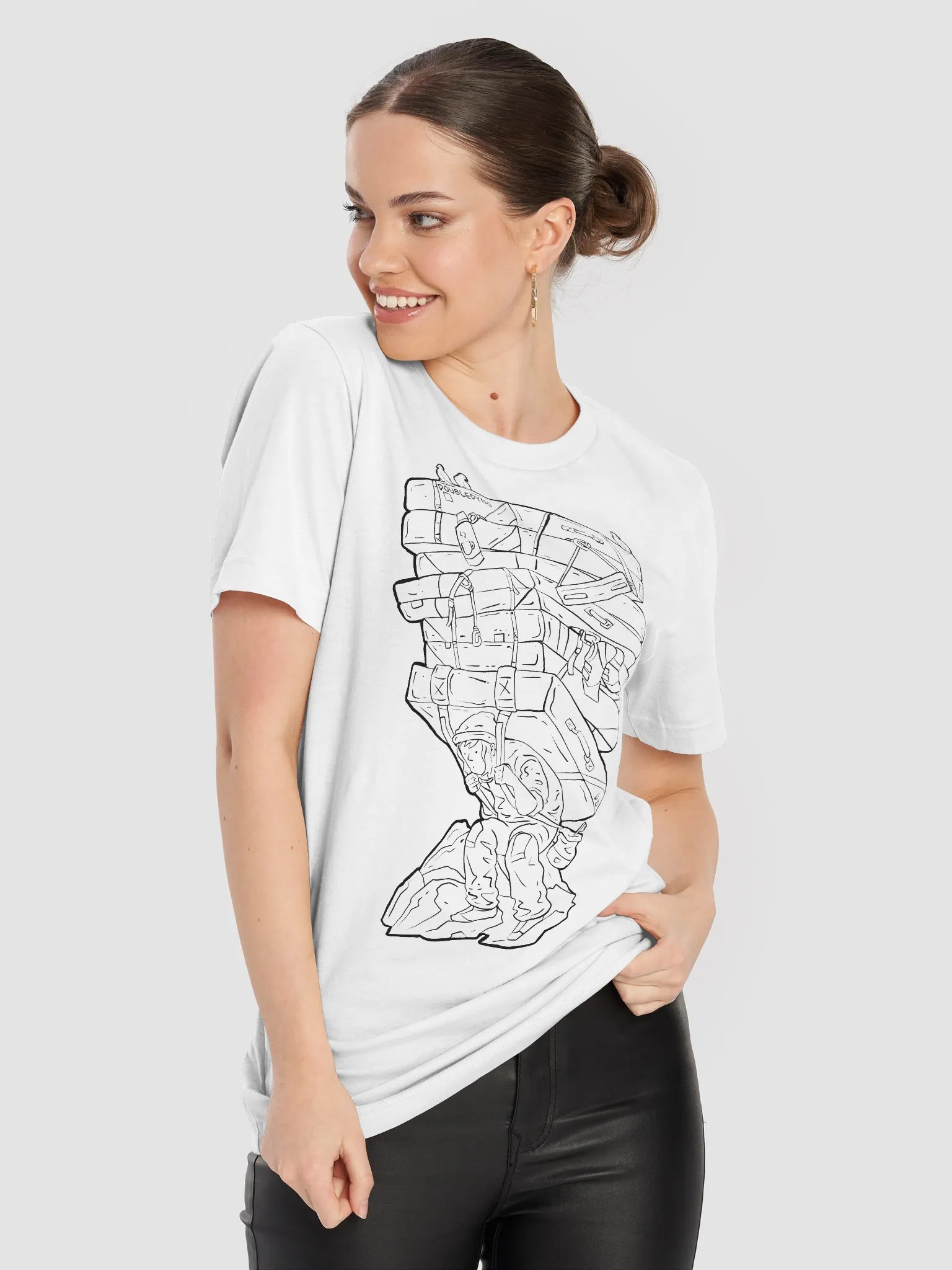 Crash pad tower T-shirt product image (5)