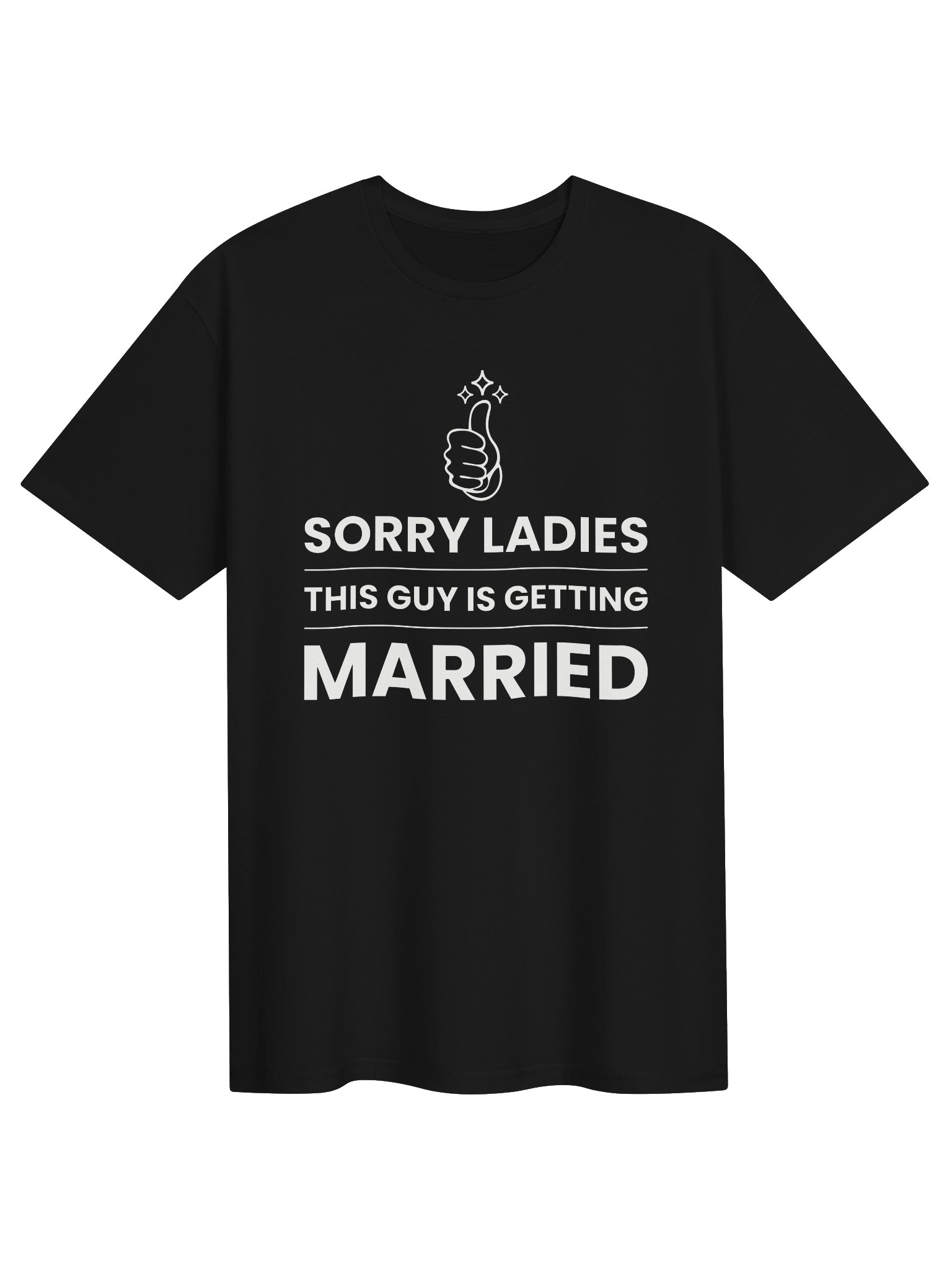 Sorry Ladies This Guy Is Getting Married T-Shirt product image (1)