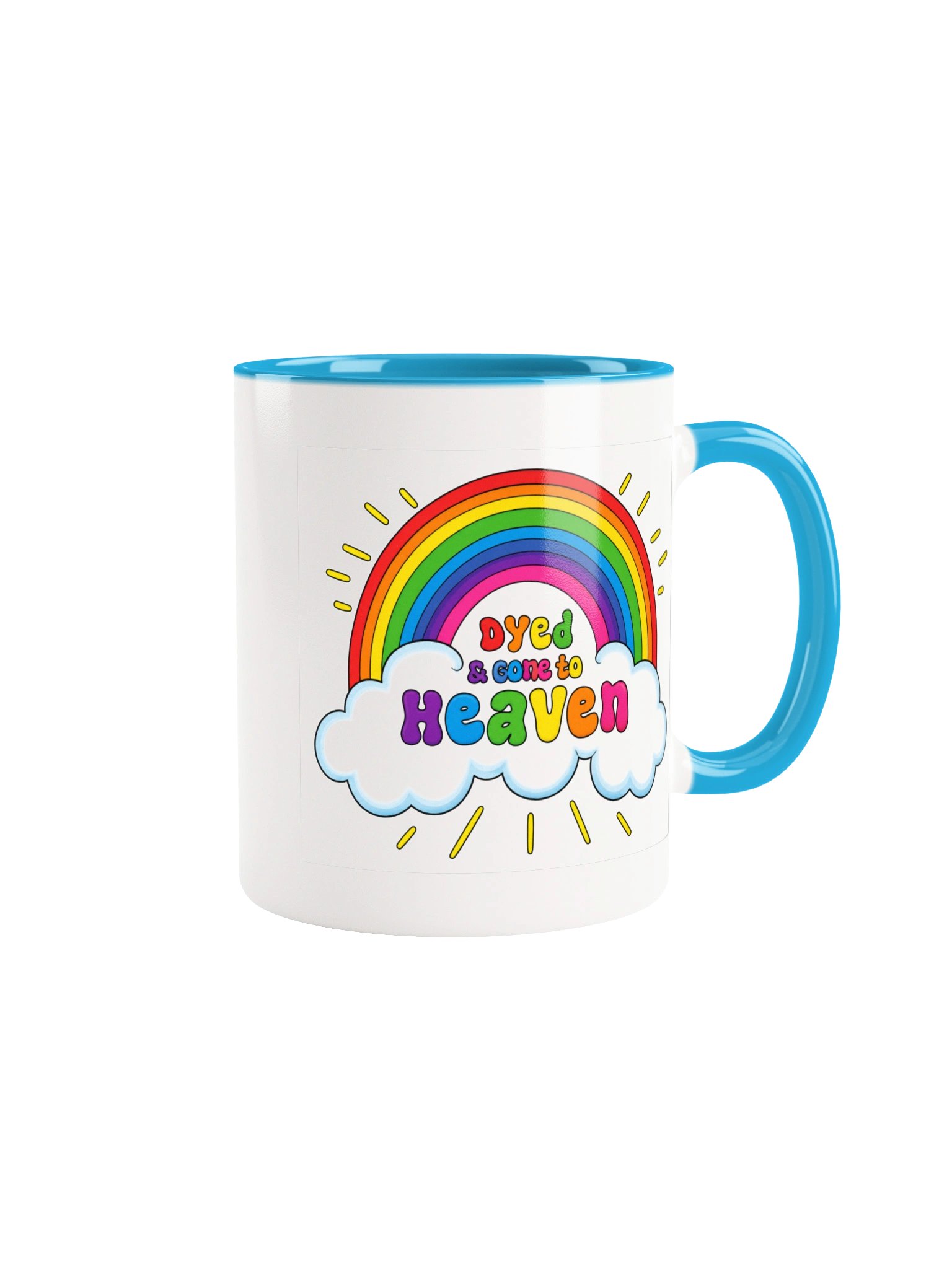 Dyed & Gone to Heaven Rainbow Mug product image (1)