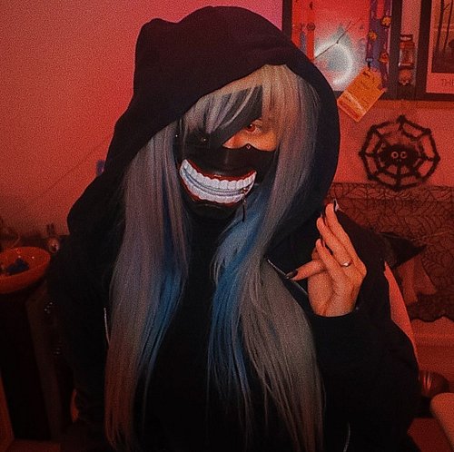 The female Ken Kaneki #cosplay #cosplayer #twitch #tokyoghoul #anime