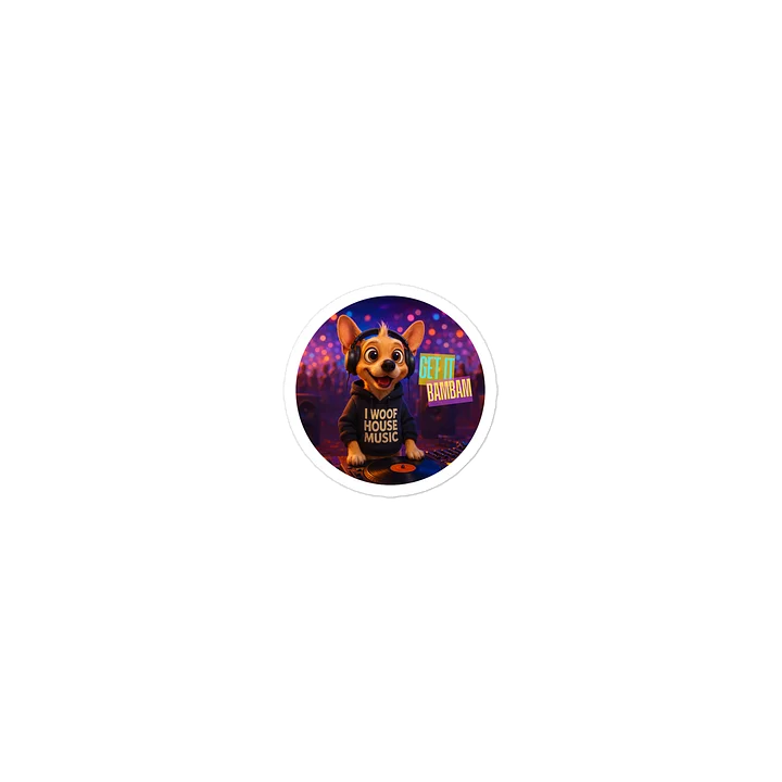 House Head Dog Die Cut Sticker product image (1)
