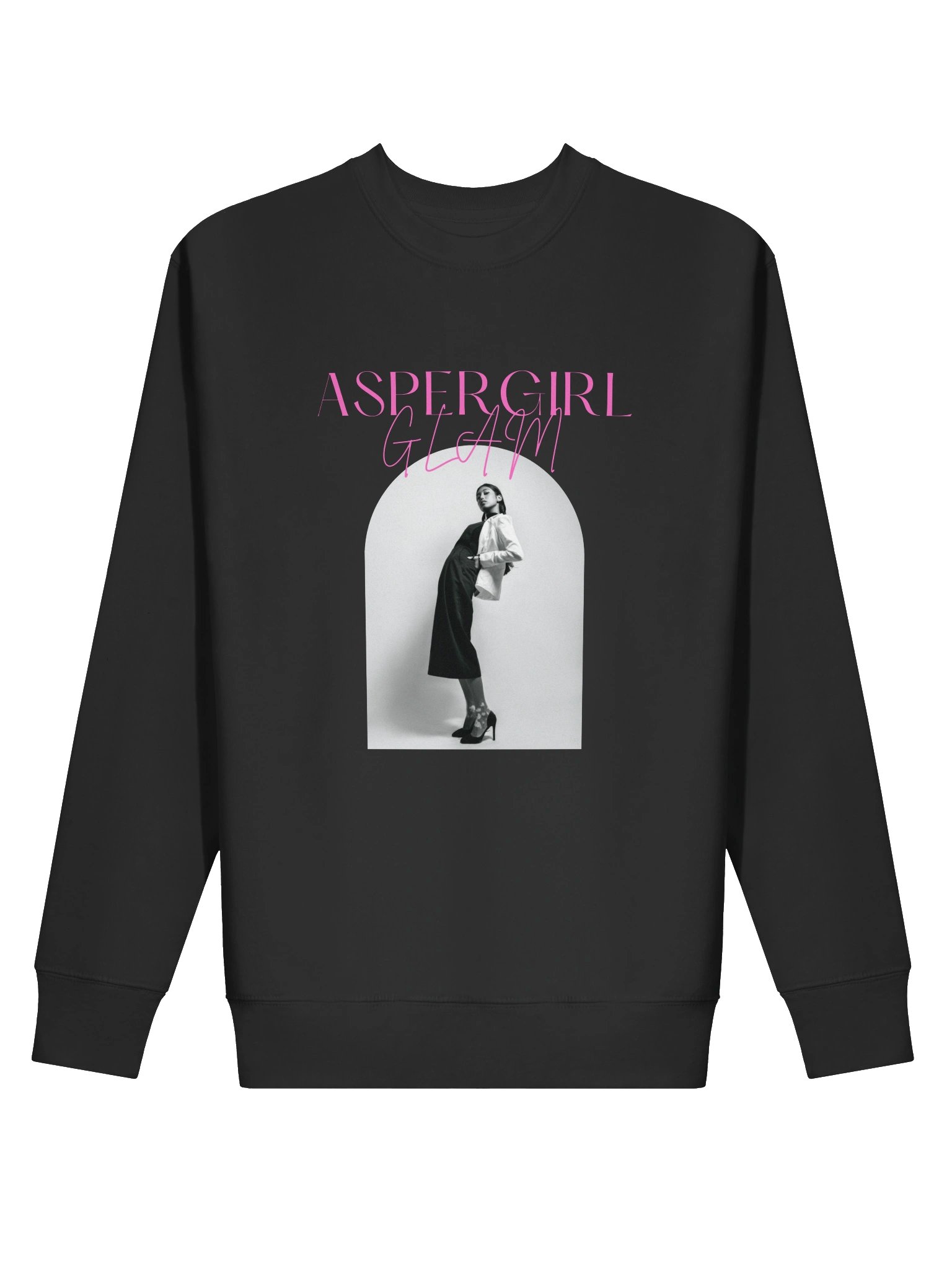 AsperGirl Glam Crewneck Black product image (1)