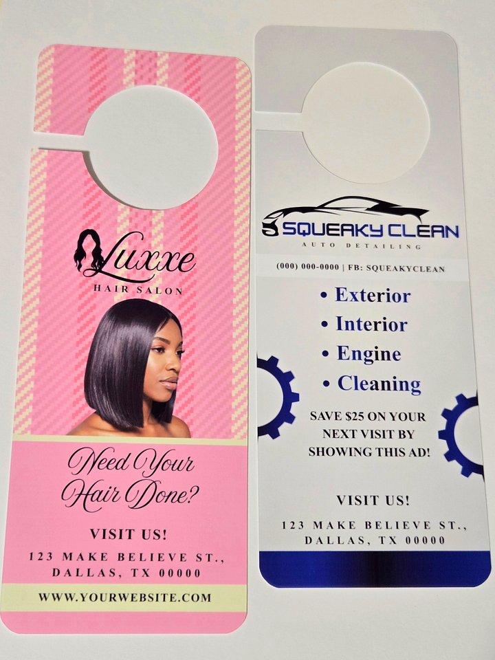 Laminated Door Hangers - Thicker product image (2)