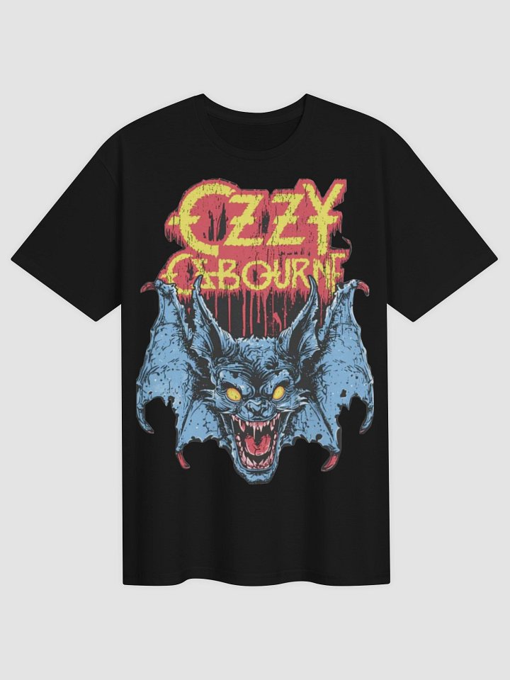 Ozzy Osbourne Demon Bat T-Shirt | Bark at the Moon Dark Art Graphic Tee | Prince of Darkness Heavy Metal Collector Band Shirt product image (2)