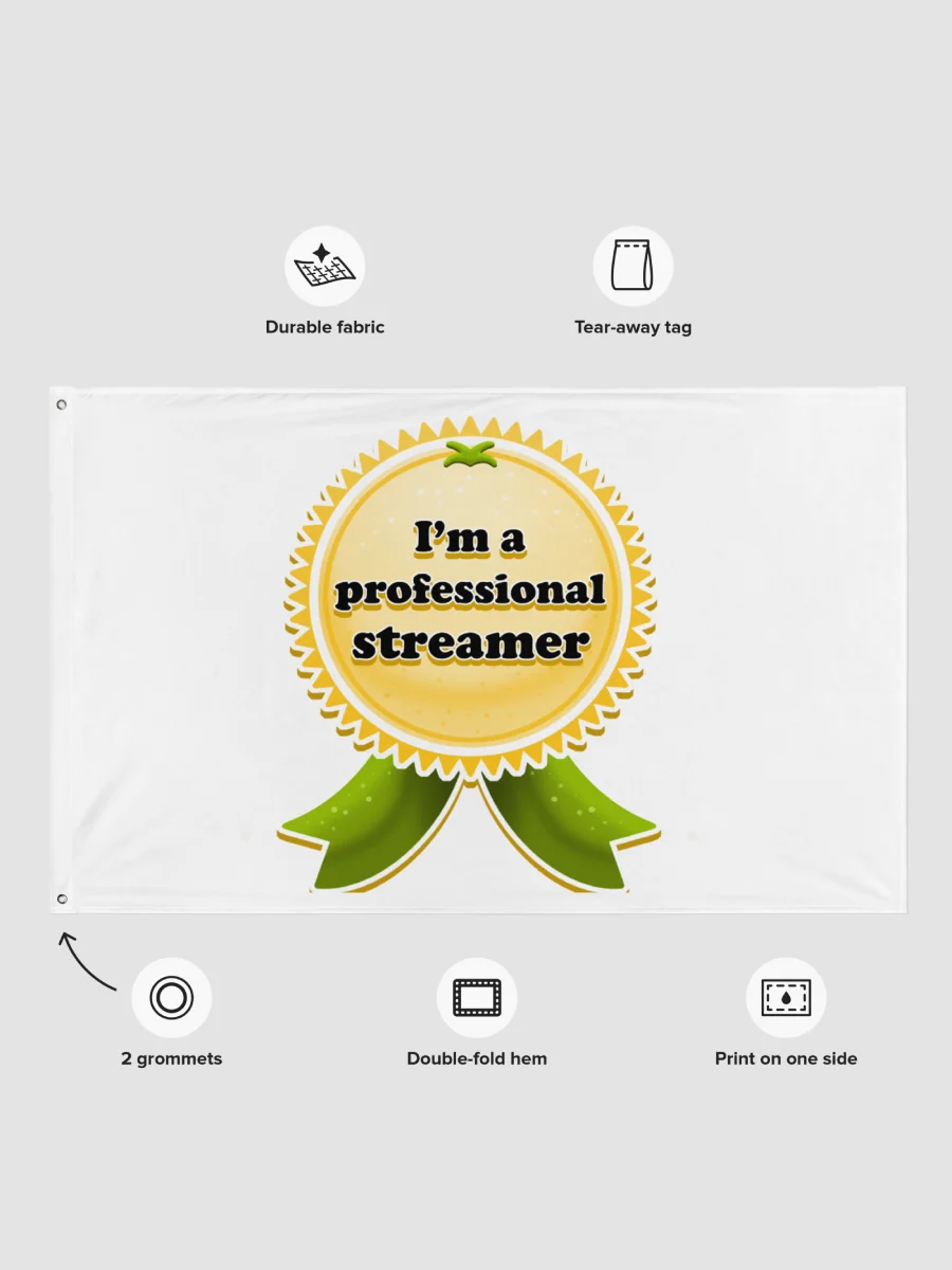 Professional Streamer All-Over Print Flag product image (4)