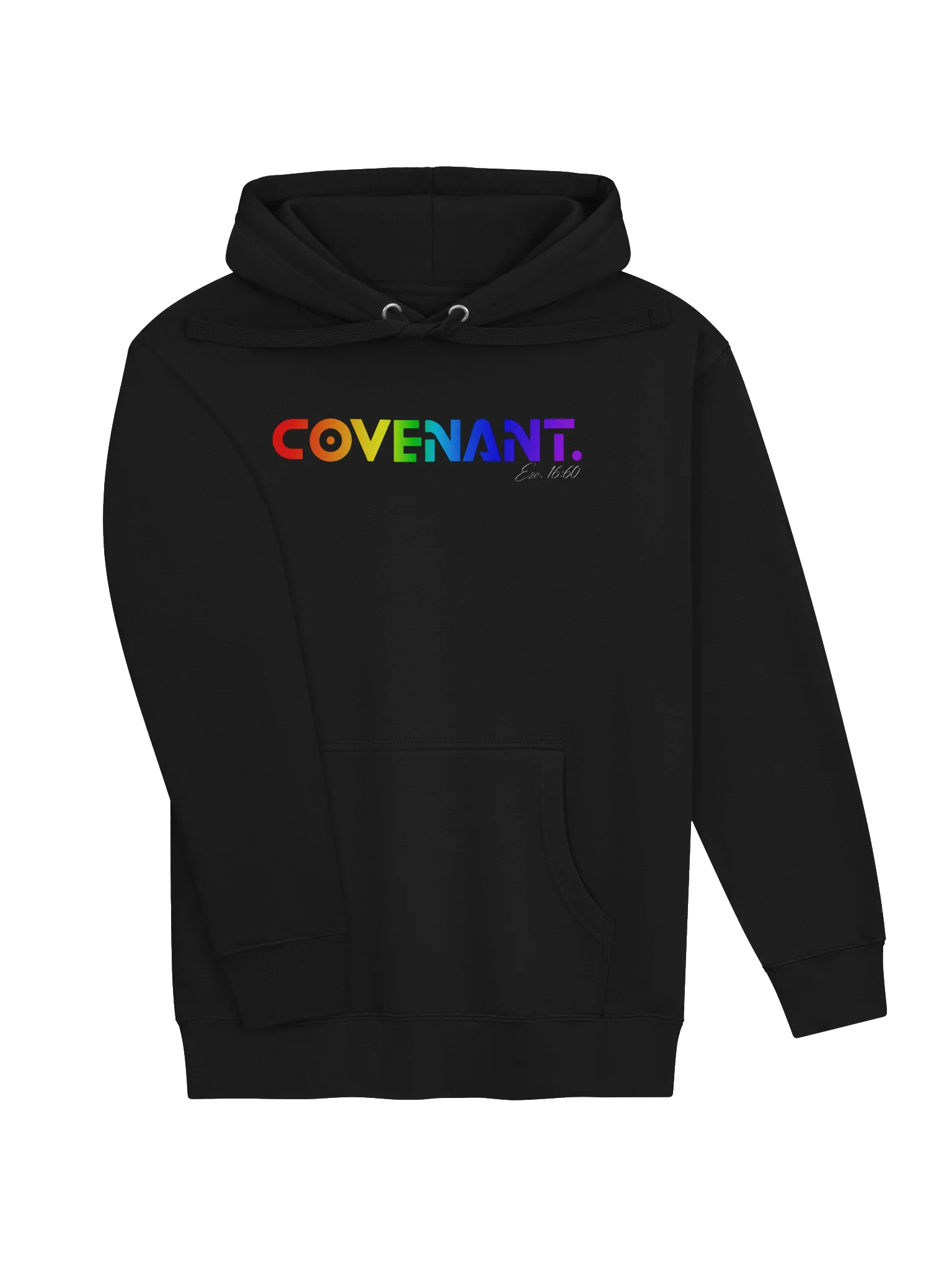 COVENANT. Rainbow Faith Statement Hoodie — His Promise Still Stands product image (18)