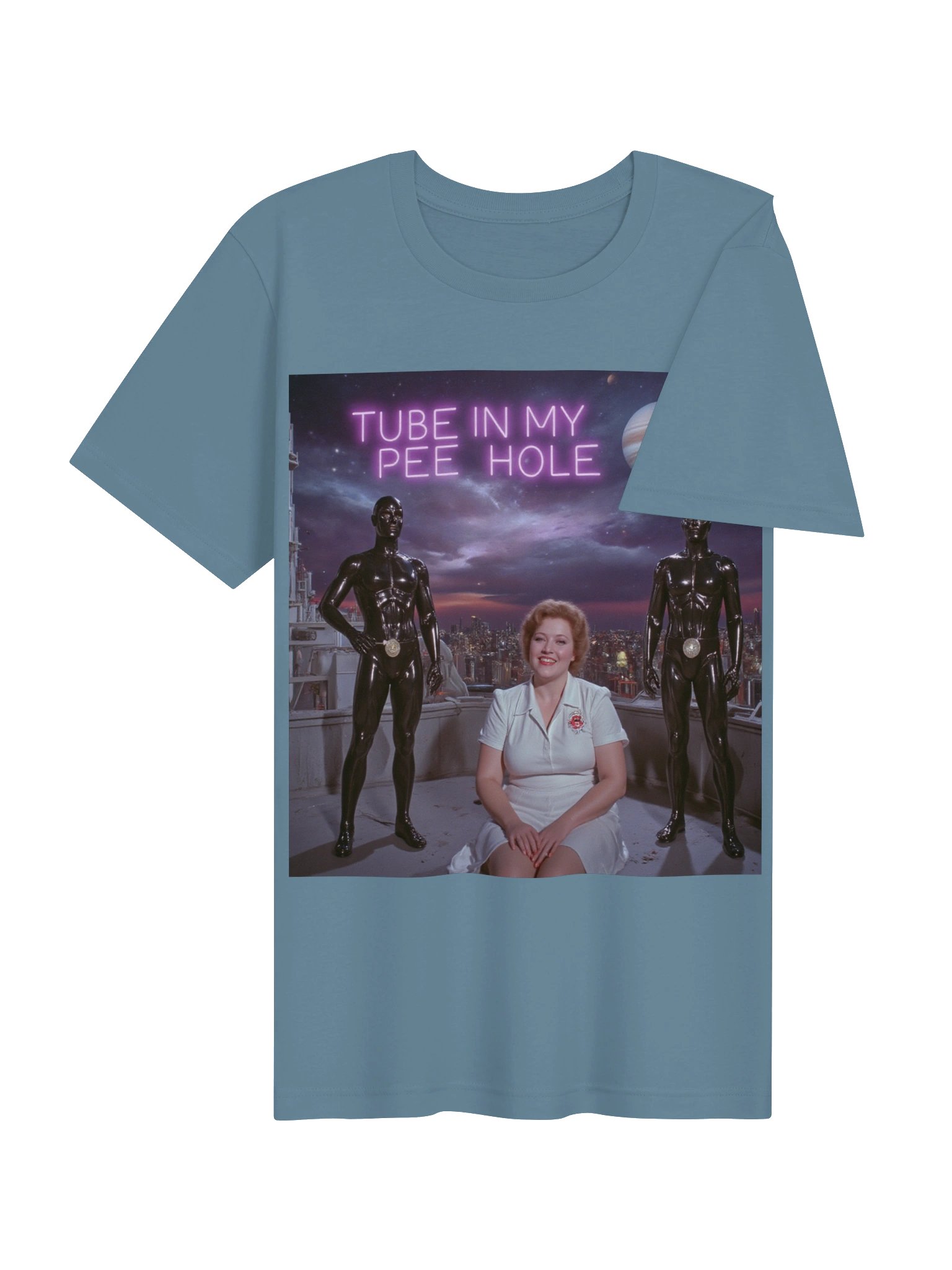 TUBE IN MY PEE HOLE | Bella+Canvas Unisex Supersoft T-Shirt product image (24)