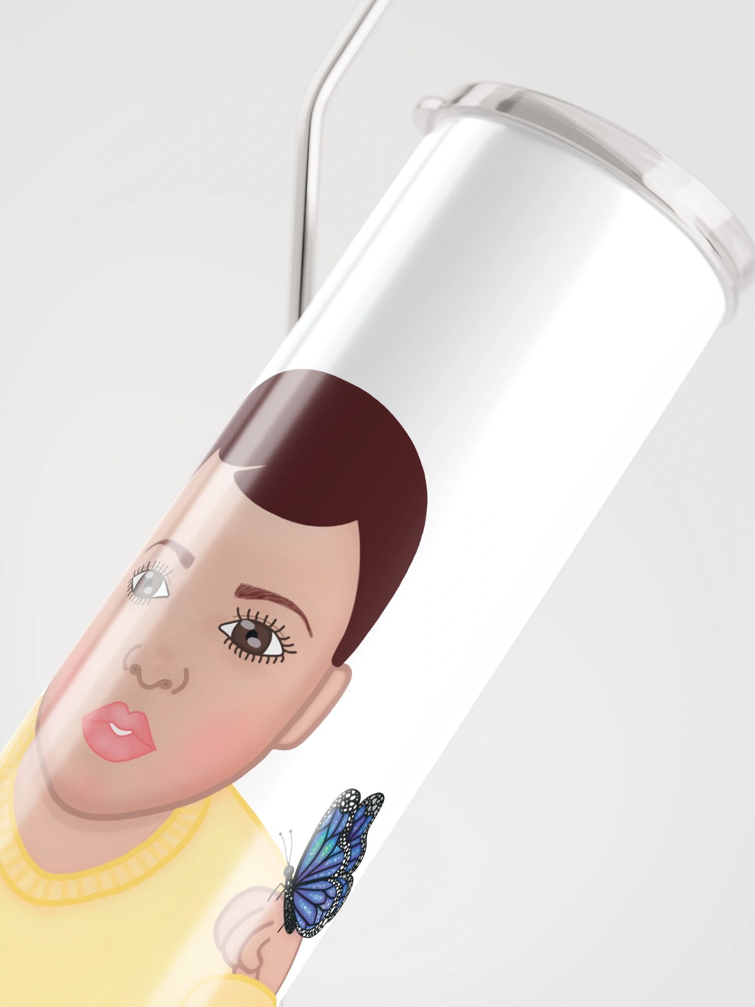 God's Little Butterfly Tumbler with Straw product image (3)