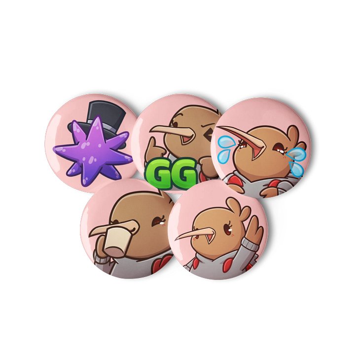 KomfyKiwi Emote Pins product image (2)