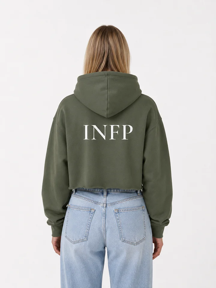 INFP Women’s Crop Hoodie – The Mediator | 77Scenarios product image (2)