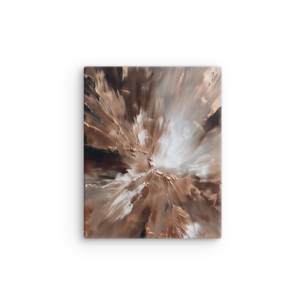 Molten Horizon – Abstract in Warm Bronze and Soft White Tones product image (12)